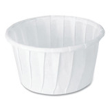 SOLO® Paper Portion Cups, 1.25 oz, White, 250/Bag, 20 Bags/Carton 125-2050