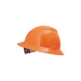 V-Gard Protective Hats, Fas-Trac Ratchet, Hat, Hi-Viz Orange