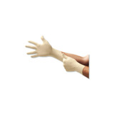 Diamond Grip MF-300 Disposable Latex Powder-Free Gloves, 6.3 mil Palm/7.9 mil Finger, Small, Natural