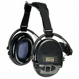 Msa Safety Electronic Ear Muff,18dB,Behind-the-Neck 10082166