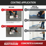 Rust-Oleum Concrete & Garage Floor Paint & Primer, 1 Gal., Sand 347121 786424