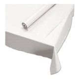 Hoffmaster® Plastic Roll Tablecover, 40" X 100 Ft, White 113000