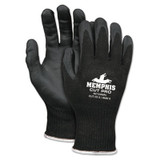 MCR™ Safety Cut Pro 92720nf Gloves, Large, Black, Hppe/nitrile Foam 92720NFL