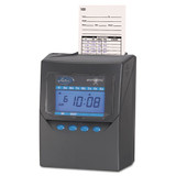 Lathem® Time 7500e Totalizing Time Recorder, Lcd Display, Charcoal 7500E