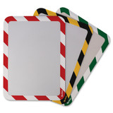 Tarifold Sign Holder,Green; White,10 1-4" H,PK2 P194944