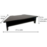 Victor Technology Monitor Stand,6 1-2 in H,Black DC050