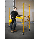 Metaltech Scaffold Tower,74-3/4inLx29-3/4inWx75inH I-CISC