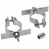 Tapco Sign Mounting Brackets Kit,Silver 101799