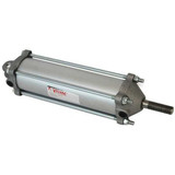 Velvac Air Cyl., 2 1/2 in Bore Dia., 1/4 in NPT 100126