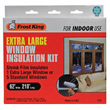 Frost King Shrink Window Kit,62 x 210 In V75H