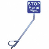 Railhead Gear Portable Rail Clamp Sign Holder and Sign Econ Clamp SS