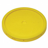 Sim Supply Plastic Pail Lid,Yellow,HDPE  ROP2100CVR-TT-Y