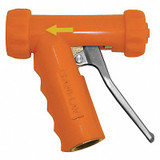 Sani-Lav Spray Nozzle,Brass/SS,Safety Orange N1T