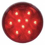 Maxxima Stop/Turn/Tail Light,Round,Red,  L  M42322R