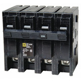 Square D Circuit Breaker,200A,Plug In,120/240V,2P HOM2200