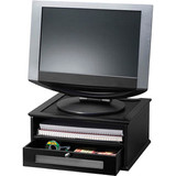 Victor Technology Monitor Stand,6 1/2 in H,Black 1175-5