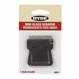 Hyde Glass Scraper,Flexible,1-1/2",Steel  13020