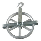 Peerless Hardware Pulley Block,Swivel Hook,3/4" Rope dia 5-00-053195-