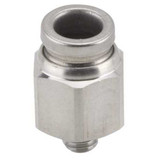 Smc Adapter,M5 to 1/4",Thread To KQG2H06-M5