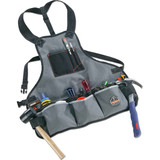 Ergodyne Tool Apron,Gray,Cotton, 28 in to 52 in 13690