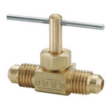 Parker Needle Valve,1/4 In.,Flare to Flare NV102F-4