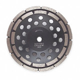 Husqvarna Segment Cup Wheel,Diamond,Dbl,4x5/8-7/8 LW2-2