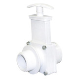 Valterra Gate Valve,1 1/2",PVC,IPS 6108GR