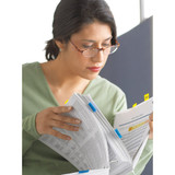 Post-It Sticky Flags,1" x 1-1/2", 1/2" x 1-3/4" 680-BBBGA4VA
