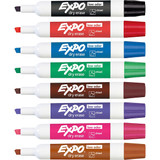 Expo Dry Erase Marker Set,Assorted,Capped,PK8 2198615