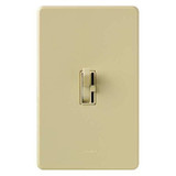 Lutron Lighting Dimmer,1-Pole,Toggle,Ivory AY-10PH-IV