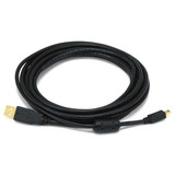 Monoprice Standard USB Cable,Black,15ft L 5450