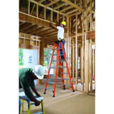 Louisville Stepladder,Fiberglass,12 ft H,375 lb Cap FS1412HD
