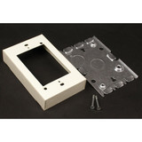Legrand Shallow Switch and Receptacle Box,Ivory V5748S