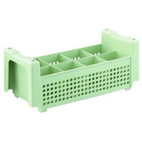Vollrath Flatware Basket,18" L,Green 52640