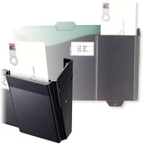 Officemate Wall File,Black,9 3-4in H 21722