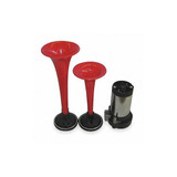 Wolo Dual Trumpet Horn,Air,Red,Under-Hood 400