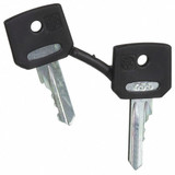 Schneider Electric Set of Keys,Replacement,22mm ZBG455