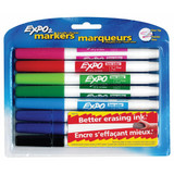 Expo Dry Erase Marker Set,Assorted,Capped,PK8 86601