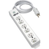Tripp Lite Outlet Strip,6 Outlet,15A,13-3-4" L,Wht PS-602-HG