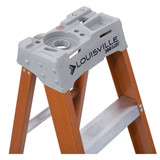 Louisville Stepladder,Fiberglass,8 ft. H,300 lb Cap FS1508