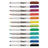 Sharpie Permanent Marker Set,Assorted,PK12 37175PP