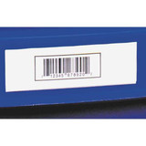 Bin Buddy Label Holder,Clear,Smooth,Slide-In,PK25 BB-35