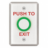 Sdc Exit Push Button,2-7/8 in. W 463U