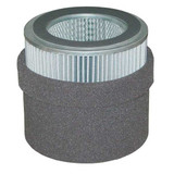 Solberg Filter Element,Polyester,9.62" Ht, 6" ID 245P