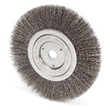 Weiler Crimped Wire Wheel Brush,Arbor,7 In. 93490