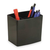 Officemate Pencil Cup,Large,Blk,Plastic 22292