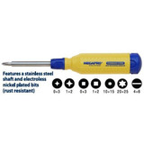 Megapro Multi-Bit Screwdriver, NumBits 6 151SS-B
