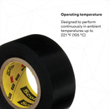 3m Elec Tape,20 ft Lx3-4"W,7 mil,Black,PK10 33+SUPER-3-4X20FT