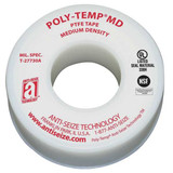 Anti-Seize Technology Thread Sealant Tape,1/4" W,White 16025