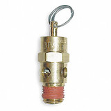 Control Devices Air Safety Valve,1/4" Inlet, 125 psi ST25-1A125